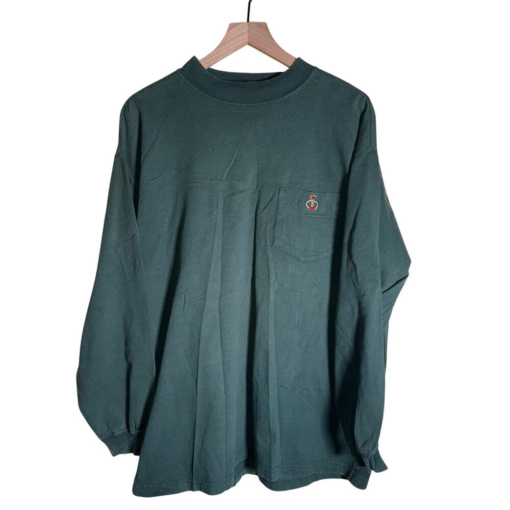 VINTAGE REGATTA single stitch coastal Martha’s Vineyard style long sleeve tee L